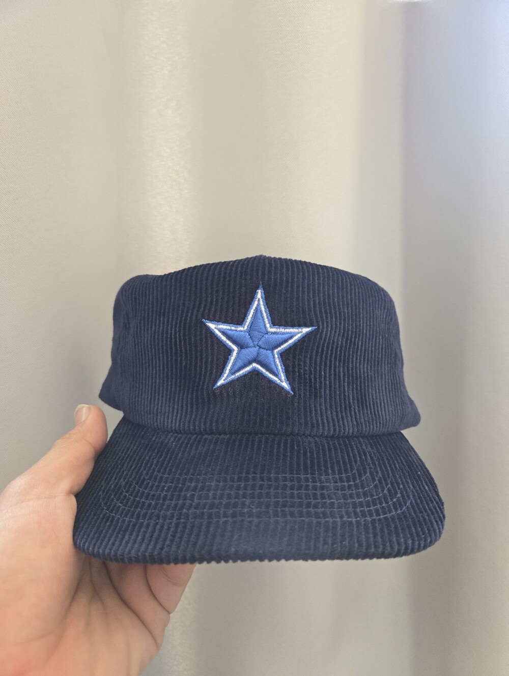 Dallas Cowboy 3d Corduroy Strapback